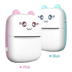 Impresora Térmica Gatito Mini Portátil Wifi Bluetooth Etiquetas