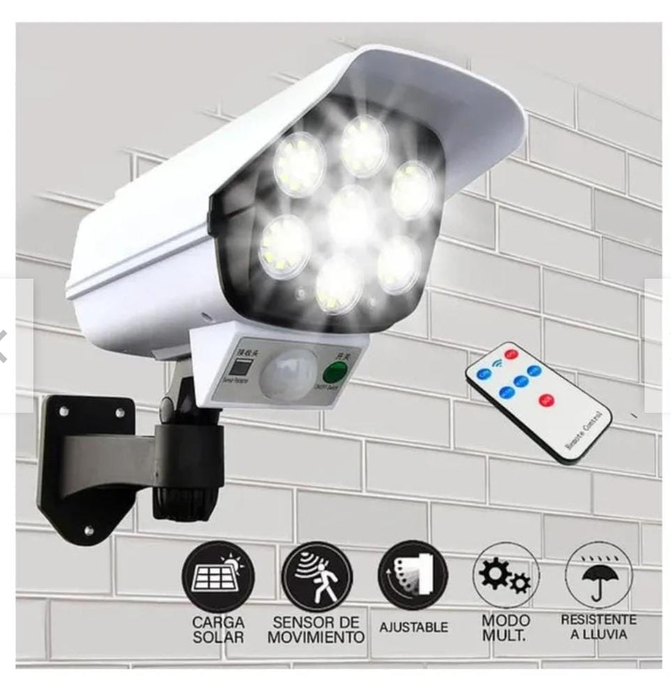 FOCO LED SOLAR TIPO CÁMARA