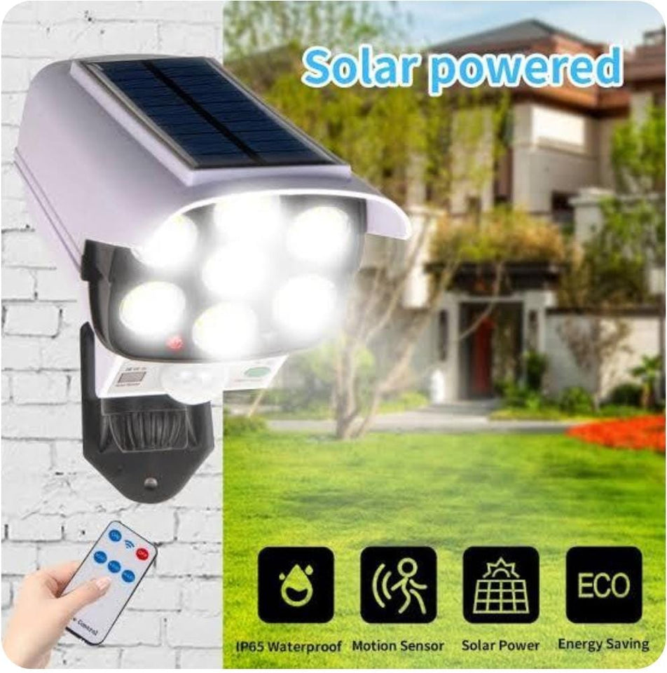 FOCO LED SOLAR TIPO CÁMARA