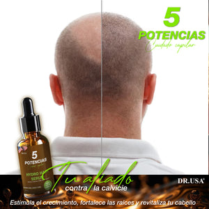 5 potencia caida de cabello