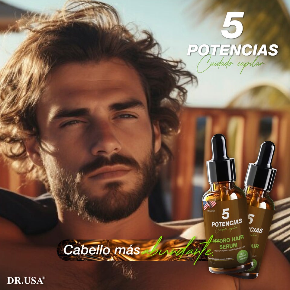 5 potencia caida de cabello
